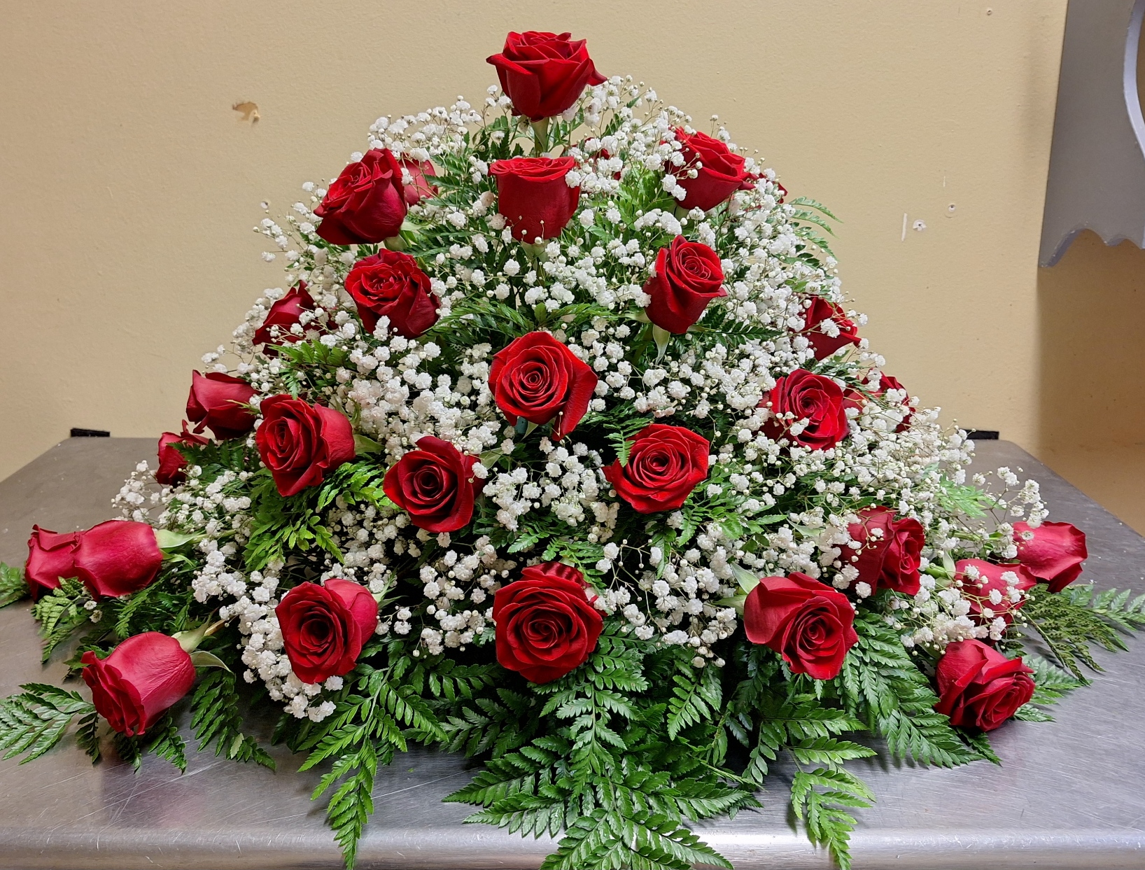 Heartfelt Memorial Casket Spray